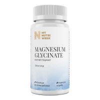 Магний глицинат, Magnesium Glycinate, My Nutri Week, 60 капсул