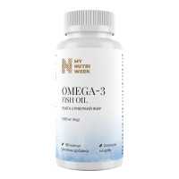 Омега-3 риб'ячий жир, Omega-3 Fish Oil, My Nutri Week, 1000 мг, 180 капсул