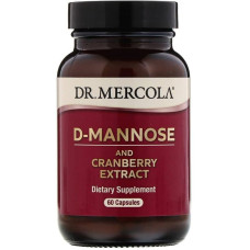 Підтримка нирок з журавлиною, D-Mannose and Cranberry, Dr. Mercola, 60 капсул