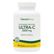 Вітамін С, Ultra-C, Nature's Plus, 2000мг, 90 таблеток