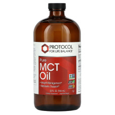 Олія MCT, Pure MCT Oil, Protocol for Life Balance, чиста, 946 мл