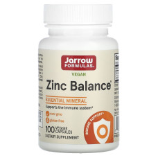 Цинк баланс, Zinc Balance, Jarrow Formulas, 100 капсул