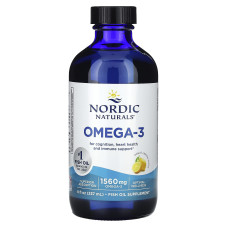 Рыбий жир (лимон), Omega-3, Nordic Naturals, 237 мл.