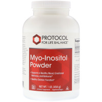 Міо-інозитол, Myo-Inositol Powder, Protocol for Life Balance, порошок, 454 г