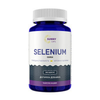 Селен, Selenium Powerfull, Sunny Caps, 50 мкг, 100 капсул