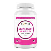 Волосся, шкіра та нігті, Hair, Skin & Nails, Biotus, 120 таблеток