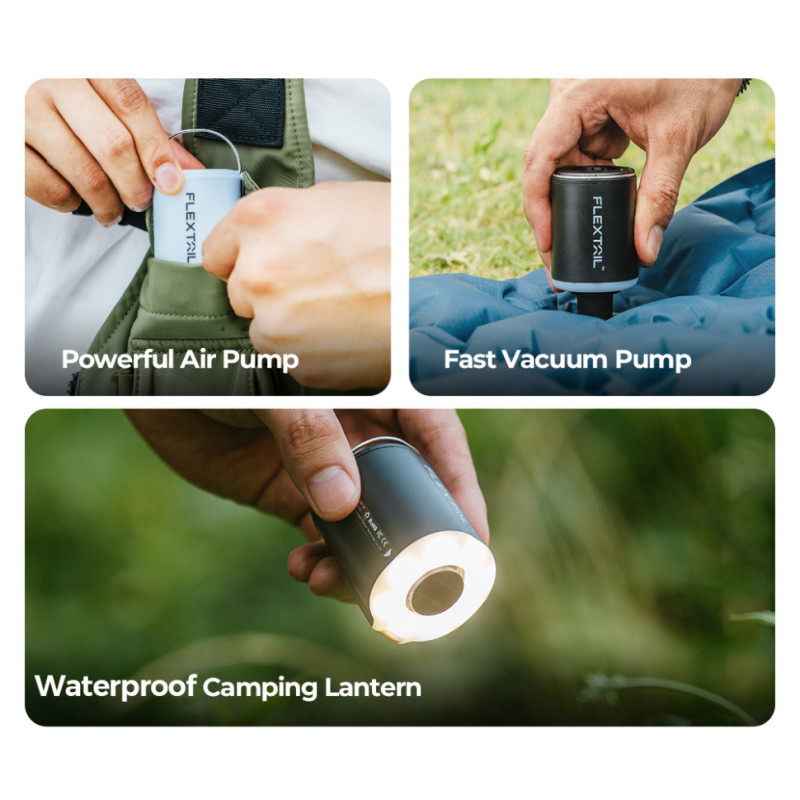 Насос-ліхтар кемпінговий Flextail Tiny Pump 2X, помаранчевий