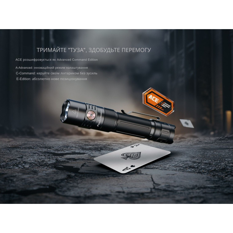 Ліхтар тактичний ручний Fenix PD35R ACE 2000 лм