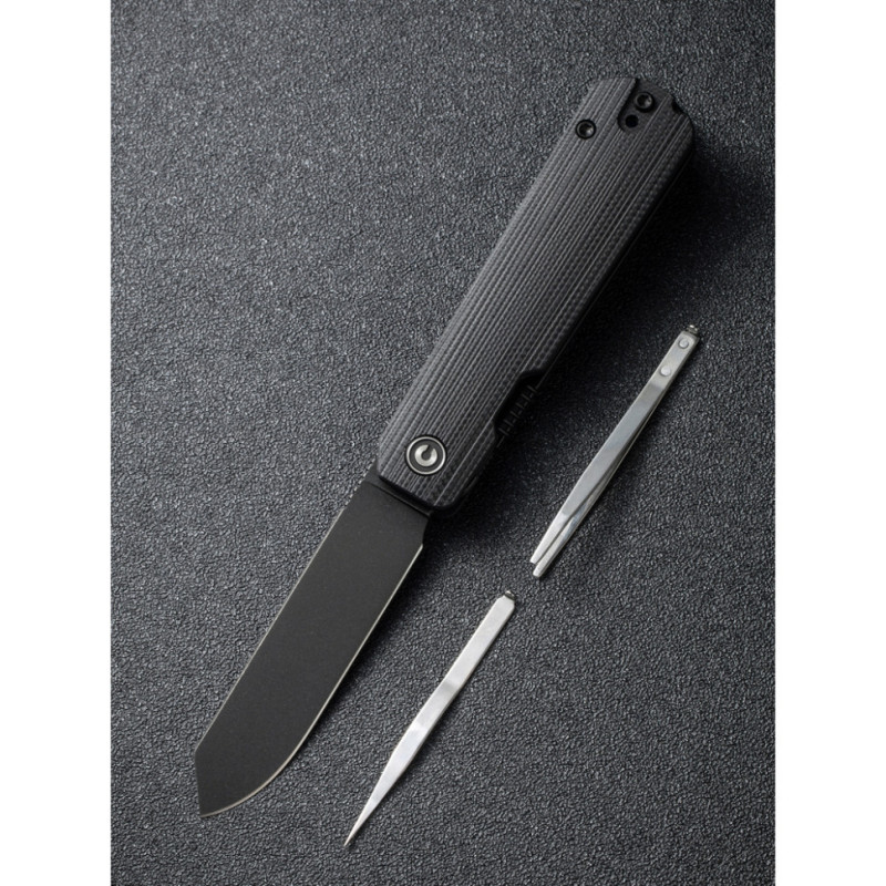 Ніж складаний кишеньковий Civivi Sendy, (7.2 см) Nitro-V / G10 чорний