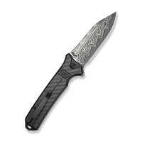 Ніж складаний туристичний Civivi Neurohaptic, (9.5 см) Damascus / Carbon Fiber & G10