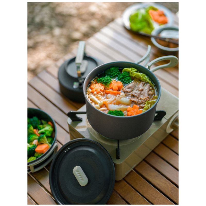 Каструля Naturehike CNK2450CF010, 1.7 л, алюміній