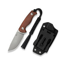Ніж фіксований тактичний Civivi Timberbark, (8.1 см) 14C28N / Guibourtia Wood