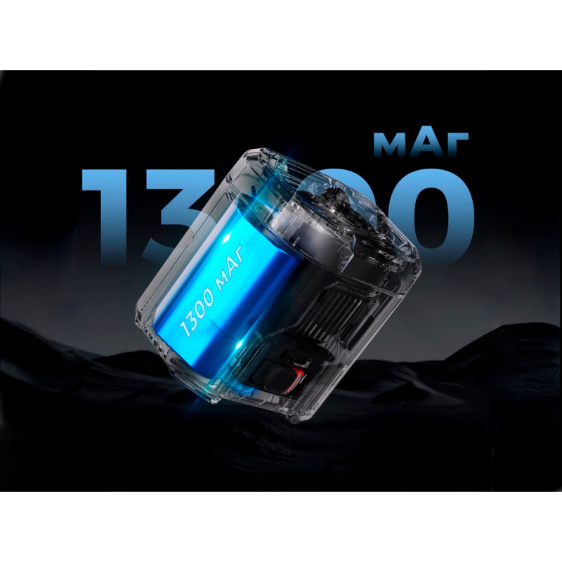 Портативний повітряний насос Flextail Evo Pump 3, 1000 л/хв, чорний