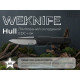 Ніж складаний туристичний Weknife Hull (9.9 см) Bohler M390 / Titanium чорний