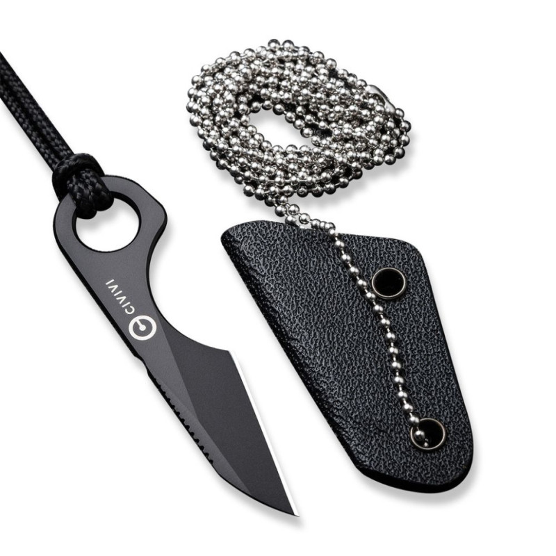 Ніж фіксований тактичний Civivi Gramis, (2.6 см) 14C28N чорний