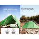 Намет надлегкий одномісний Naturehike Cloud Up Base 1 CNK2450WS032, зелений
