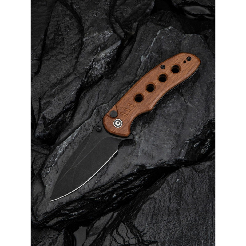 Ніж складаний кишеньковий Civivi Triptych, (7.6 см) 14C28N / Guibourtia Wood
