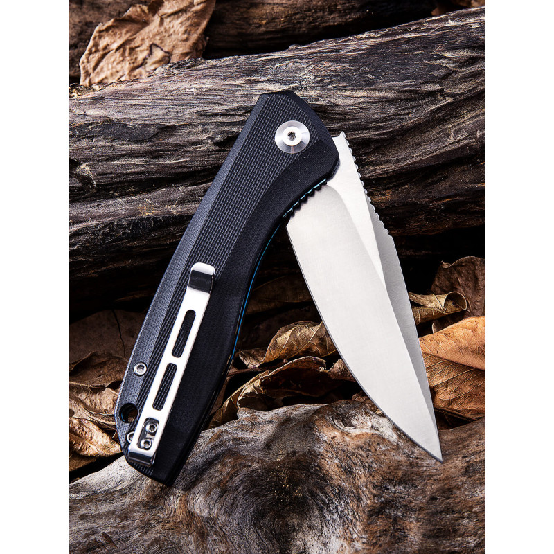 Ніж складаний туристичний Civivi Baklash, (8.9 см) 9Cr18MoV / G10 синій