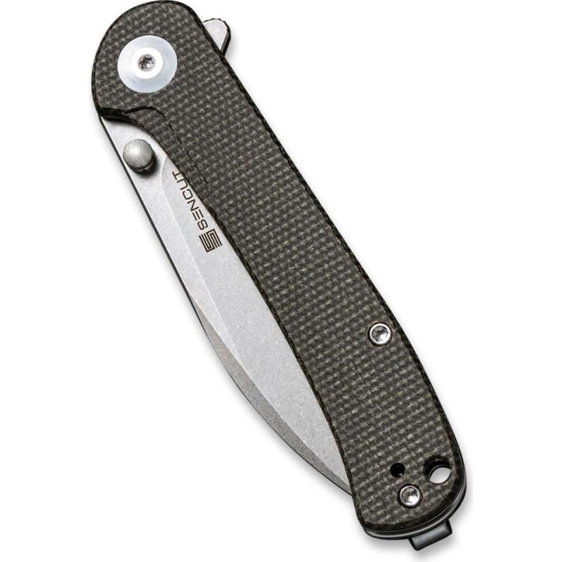 Ніж складаний кишеньковий Sencut Scepter, (7.5 см) 9Cr18MoV / Micarta сірий