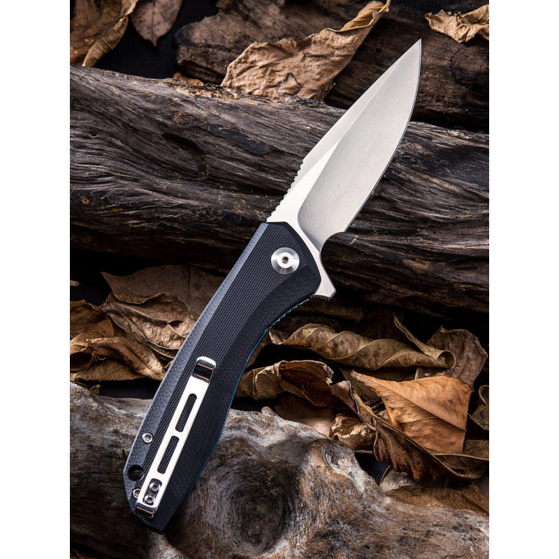 Ніж складаний туристичний Civivi Baklash, (8.9 см) 9Cr18MoV / G10 синій