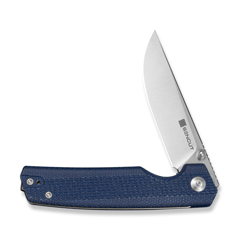 Ніж складаний кишеньковий Sencut Stria, (7,9 см) D2 / Micarta синій
