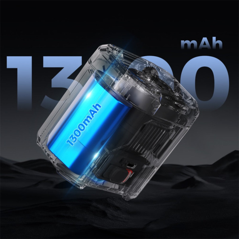 Портативний повітряний насос Flextail Evo Pump 3, 1000 л/хв, чорний