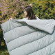 Спальний мішок-ковдра з капюшоном Naturehike M Series CNK2350WS023 MS300, правий, коричневий