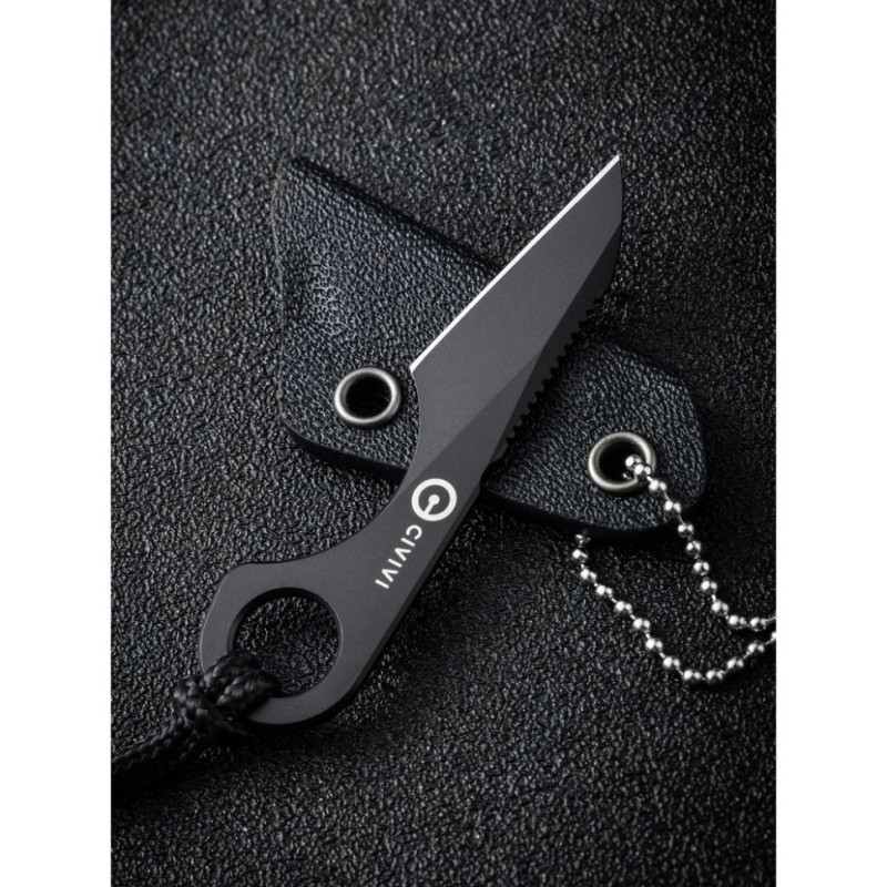 Ніж фіксований тактичний Civivi Gramis, (2.6 см) 14C28N чорний