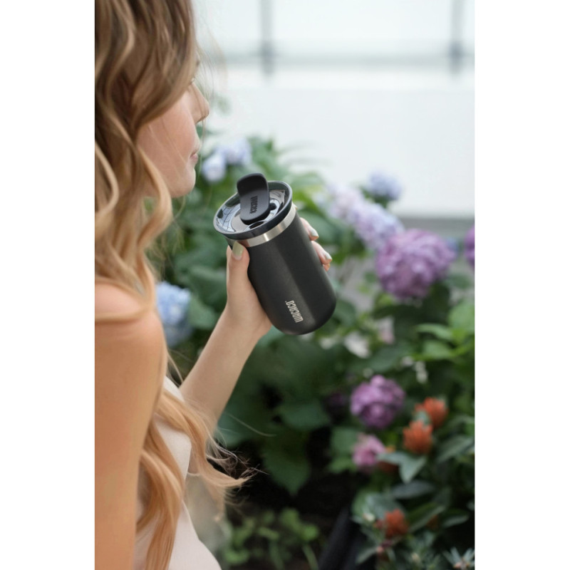 Термокухоль Wacaco Octaroma Lungo 300 мл, чорний