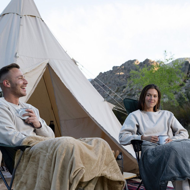 Спальний мішок з підігрівом Naturehike BE400 CNK2300SD021, правий, сірий