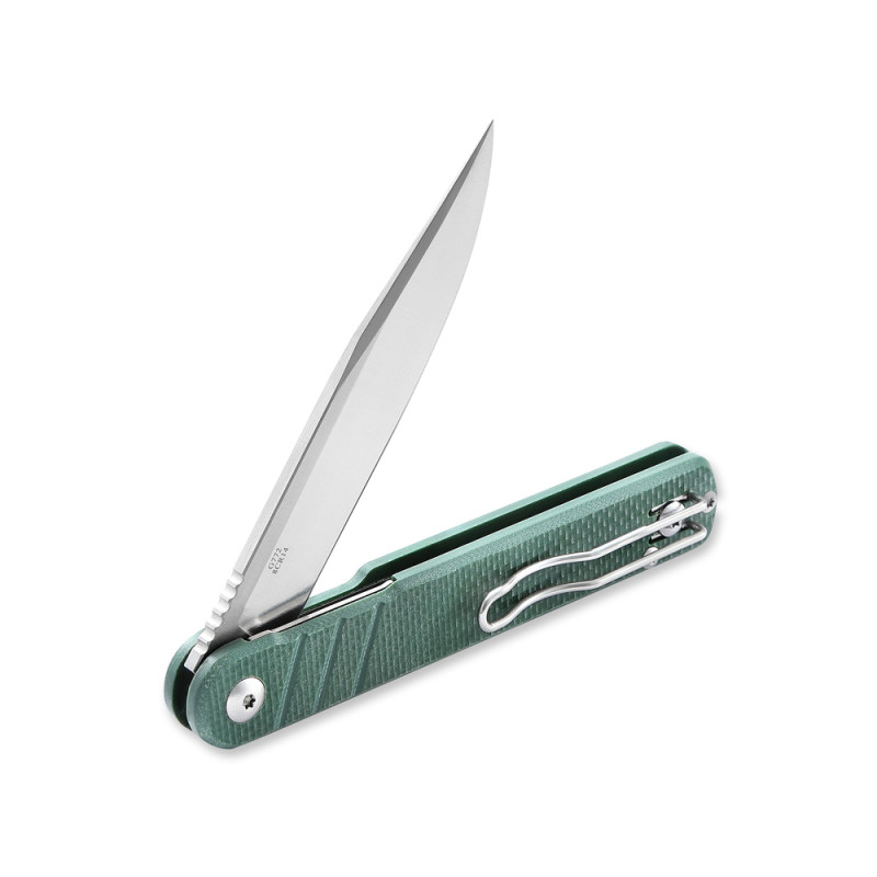 Ніж складаний туристичний Ganzo G772-GB (8.9 см) 8CR14 / G10 зелений