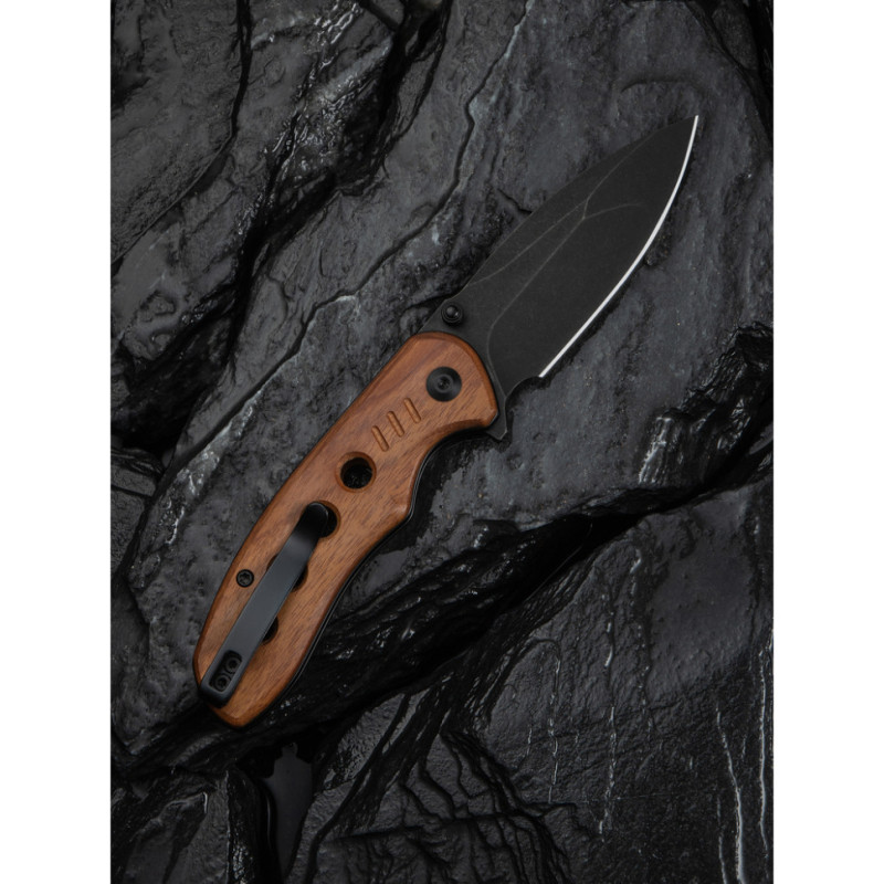 Ніж складаний кишеньковий Civivi Triptych, (7.6 см) 14C28N / Guibourtia Wood