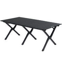 Складаний стіл Naturehike Star Jane T01 CNK2550JJ018, 119х60 см, вуглецева сталь, чорний