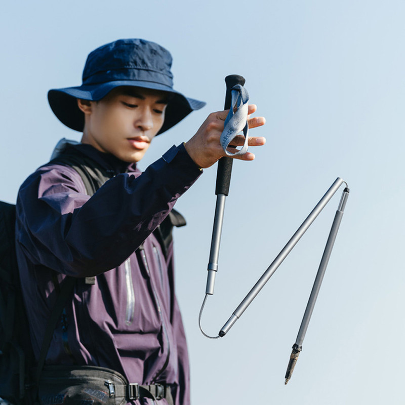 Трекінгова палиця Naturehike CNK2450DS016, 39-130 см, зелена