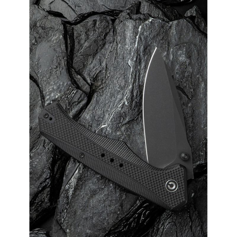 Ніж складаний туристичний Civivi Photonix, (9.4 см) 14C28N / G10 чорний