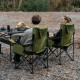 Комплект із крісел туристичних складаних (2 шт.) Naturehike ComfortMax Star T01 CNK2550JJ029, зелений