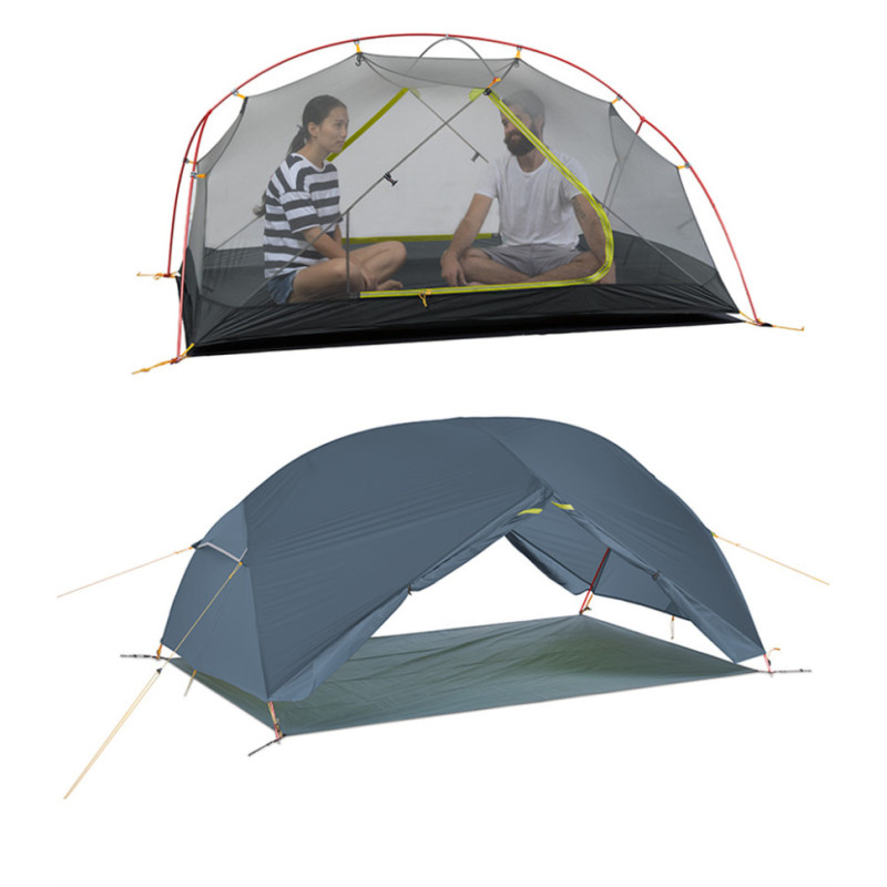 Намет двомісний ультралегкий Naturehike Mongar UL NH19M002-J, темно-синій