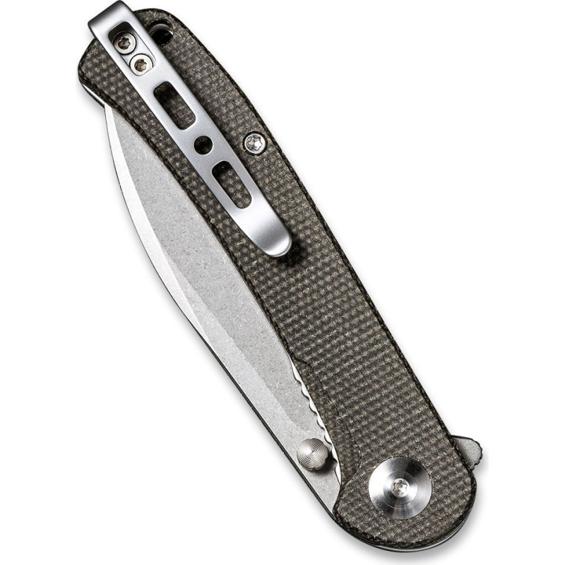 Ніж складаний кишеньковий Sencut Scepter, (7.5 см) 9Cr18MoV / Micarta сірий