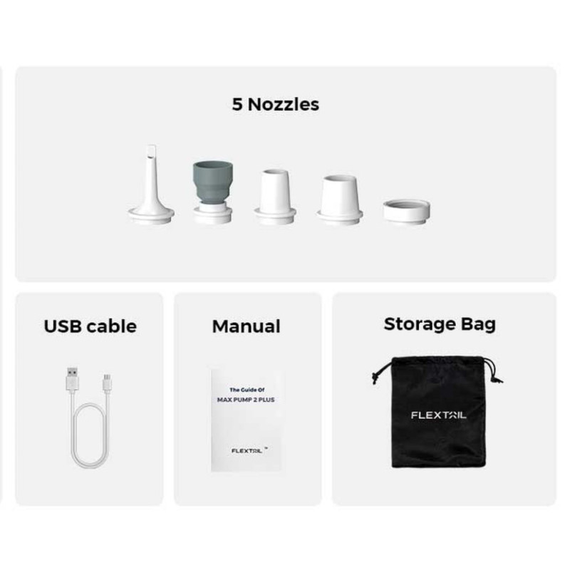 Насос-ліхтар-powerbank кемпінговий Flextail Max Pump 2 Plus, помаранчевий