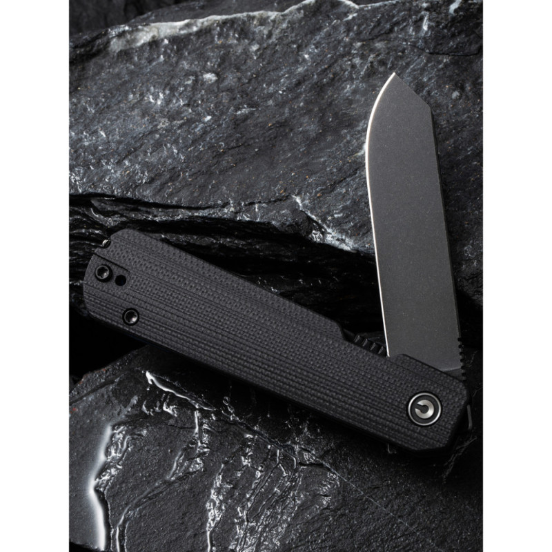 Ніж складаний кишеньковий Civivi Sendy, (7.2 см) Nitro-V / G10 чорний
