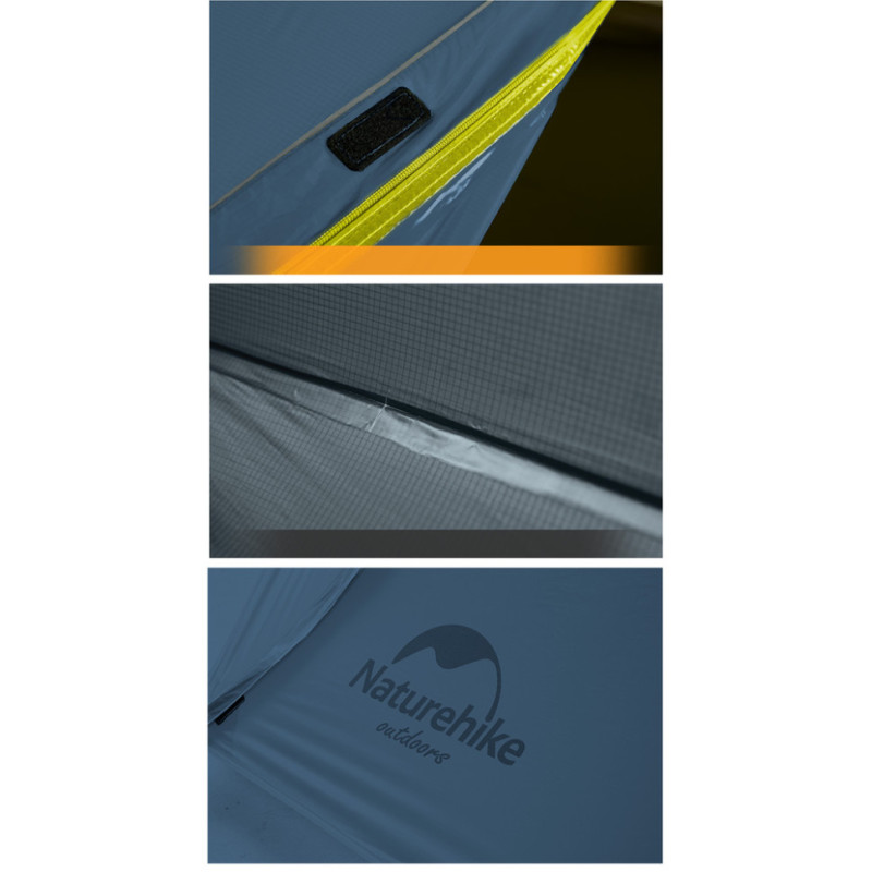 Намет двомісний ультралегкий Naturehike Mongar UL NH19M002-J, темно-синій