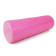 Массажный ролик (валик) EasyFit Foam Roller, длина 45 см, диаметр 14,5 см, розовый, EVA-пена с мелкой массажной поверхностью 3D, для МФР, фитнеса, йоги и реабилитации