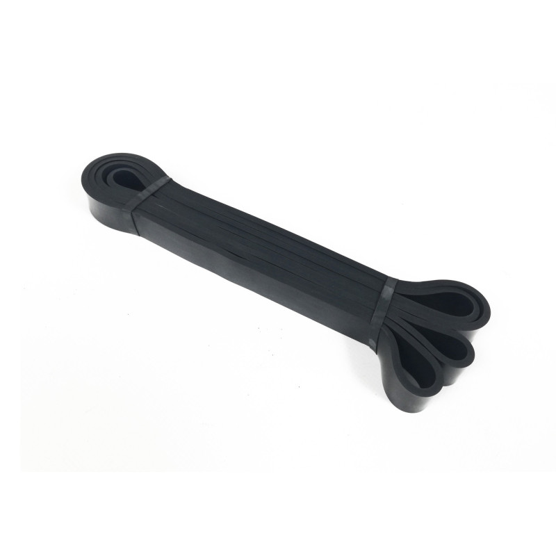 Резиновая петля EasyFit, Сопротивление 6-31 кг, Латекс, Длина 208 см, Ширина 20 мм, Толщина 4,5 мм, Черный