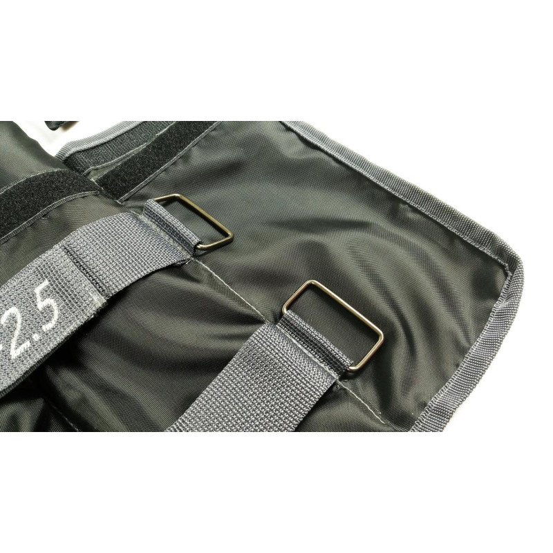 Обтяжувачі для ніг та рук EasyFit набірні чорні 0,5-2,5 кг (пара)