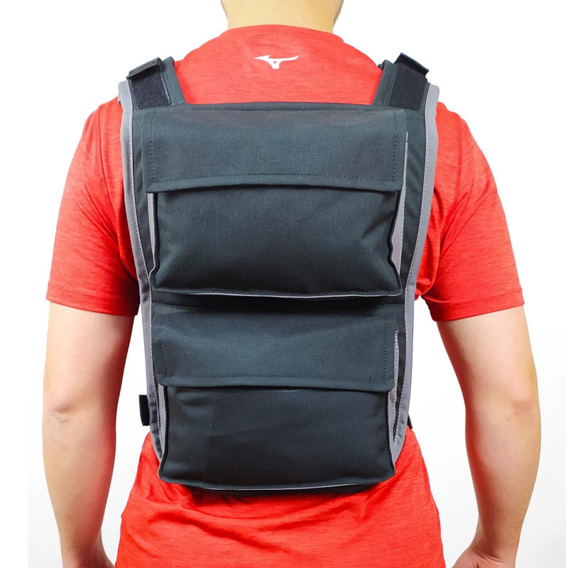 Жилет-обтяжувач EasyFit набірний з філерами, Макс. вага до 20 кг, Кордура, Чорний