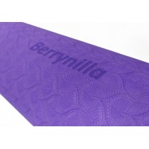 Килимок EasyFit Berynilla для пілатесу, фітнесу та йоги, 183x61 см, товщина 6 мм, TPE, фіолетовий