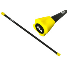 Бодібар (Body Bar) EasyFit (палка гімнастична), Вага 3 кг, Метал, Неопрен, Жовтий