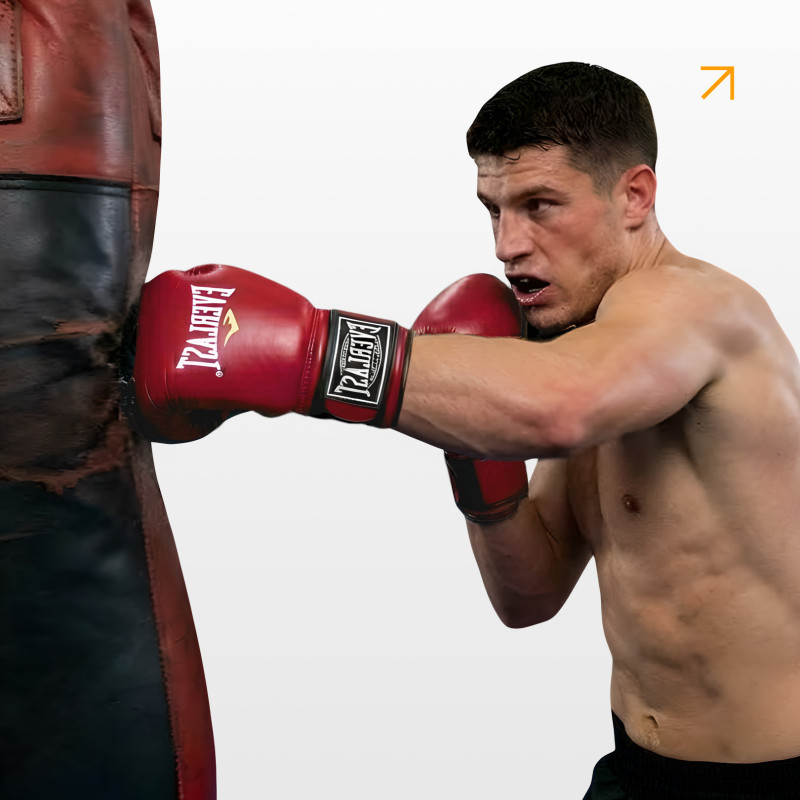 Боксерские перчатки Everlast 6 унций (6 oz) красные