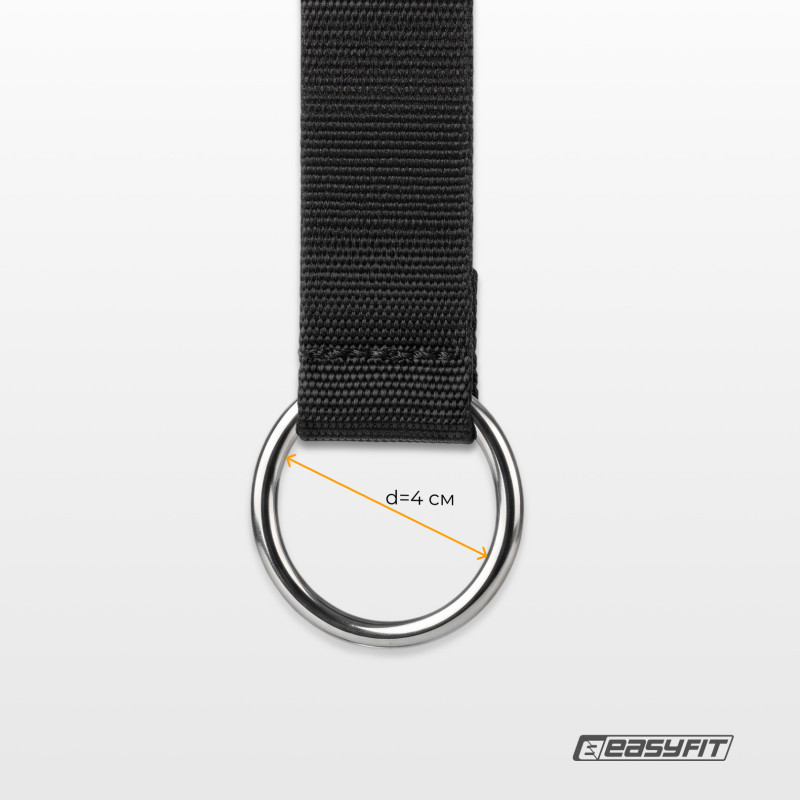 Дверний якір EasyFit для гумових петель і еспандерів, чорний