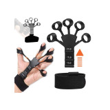 Еспандер для пальців рук EasyFit Spiderweb, Довжина 10 см, Ширина 11,5 см, Силікон, Чорний